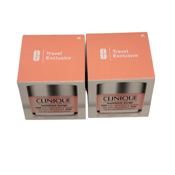 Clinique Moisture Surge 100H Auto-Replenishing Hydrator 6.7oz  2 PACK  Jumbo - Picture 1 of 5